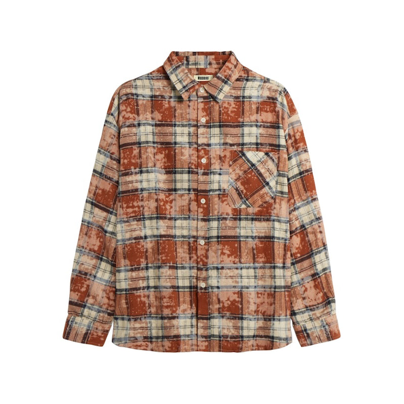 WbJong dull shirt - dark red
