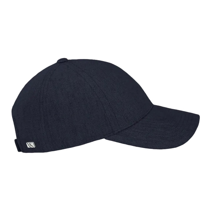 Linen sport cap- navy