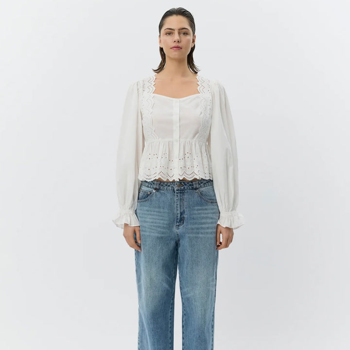 Ariasw Broderie Anglaise - Off white