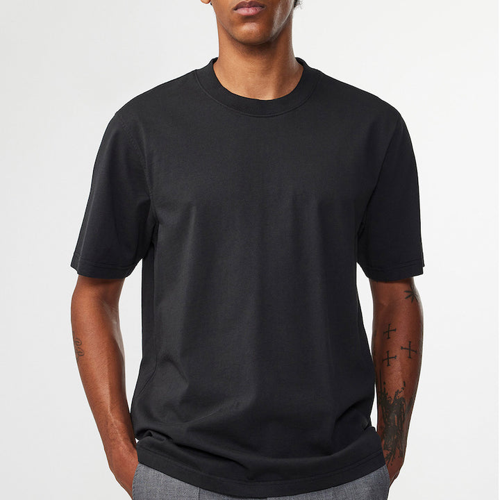 Adam T-shirt pima cotton - black