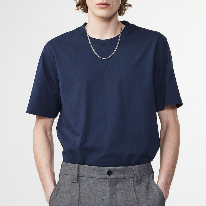 Adam T-shirt pima cotton - navy