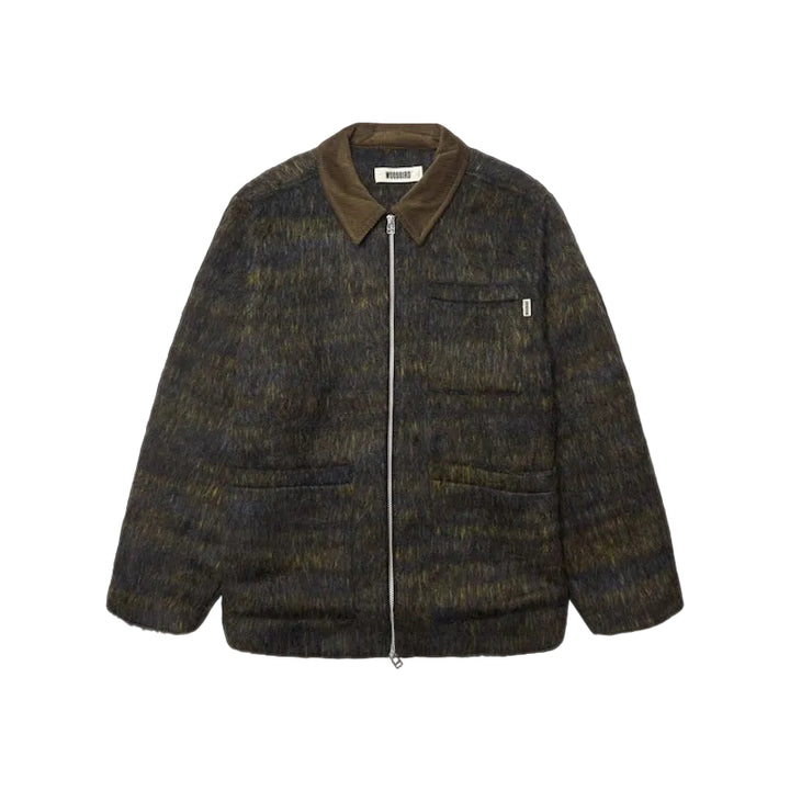 WBBlade hairy zip jacket - dark olive