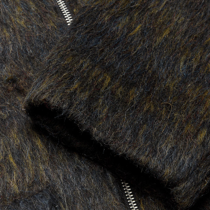 WBBlade hairy zip jacket - dark olive