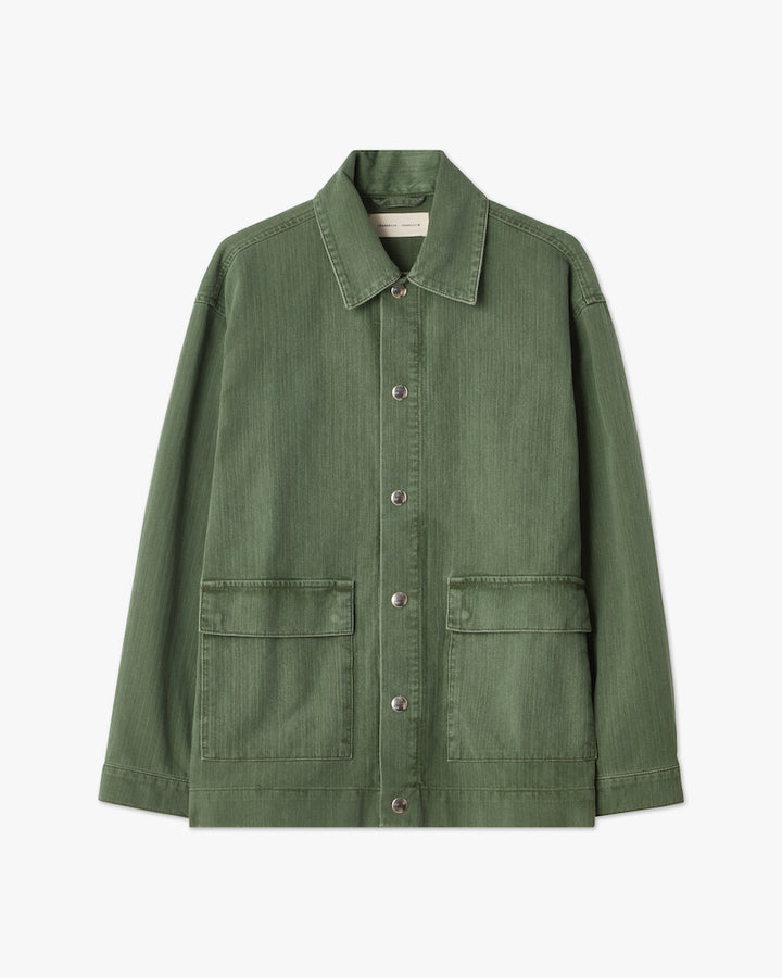 Colette - chevron green