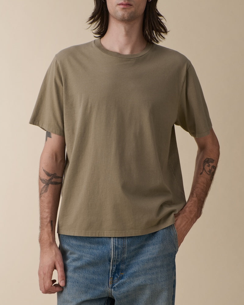 Delon t-shirt - khaki beige