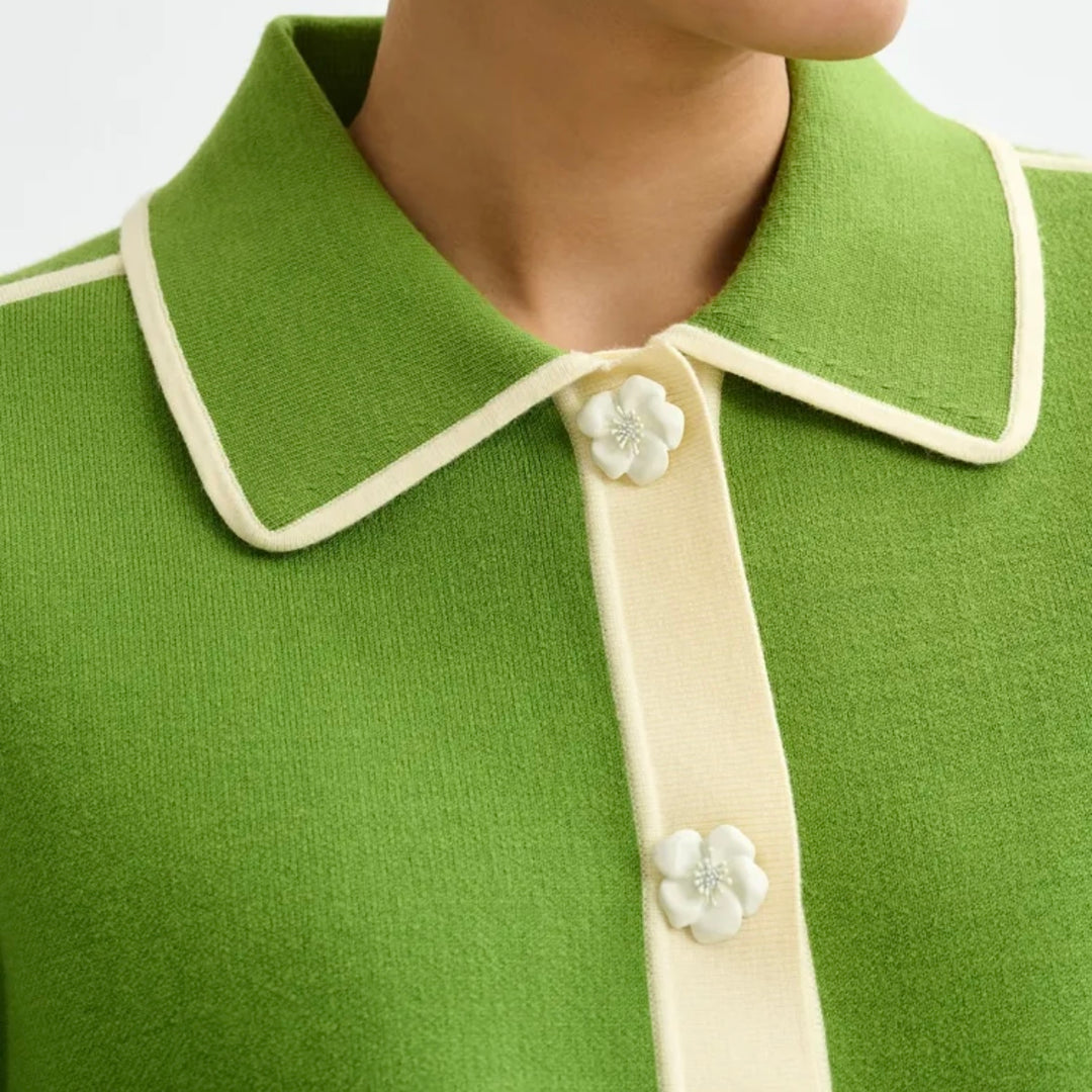 Jugly Knit Cardigan - Green