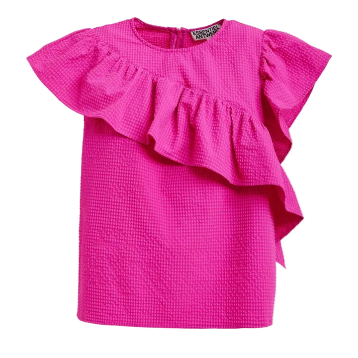 Joojoo ruffle top - pink