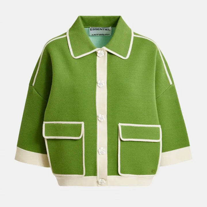 Jugly Knit Cardigan - Green