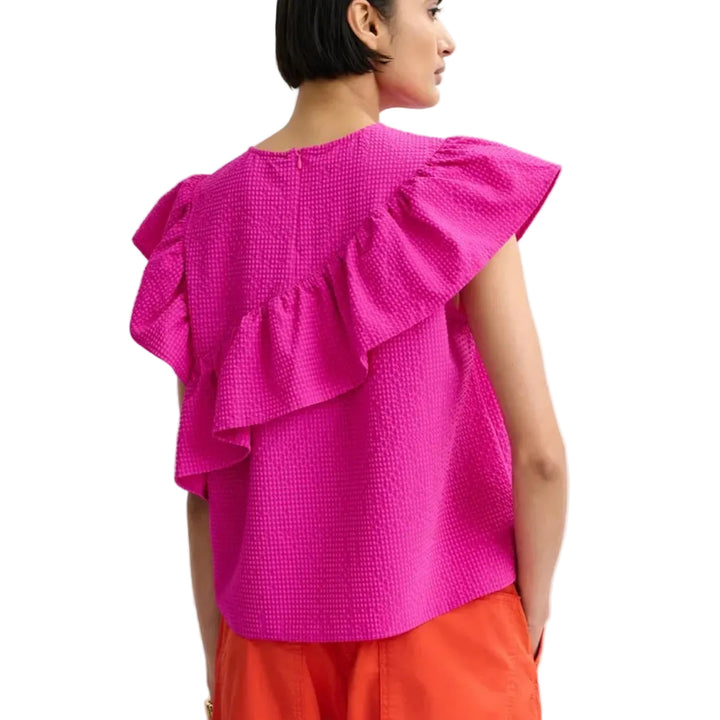 Joojoo ruffle top - pink