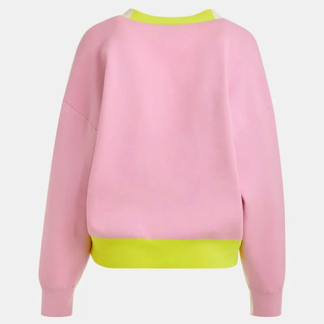 Jicolor tricolour cardigan - multi