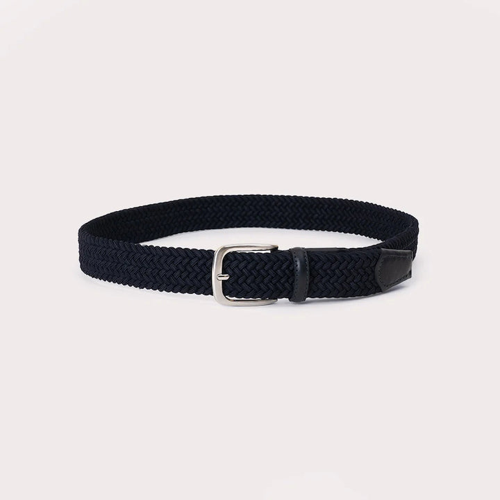 Lendinara braided nylon belt - navy
