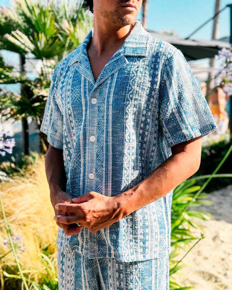 Encinitas shirt - blue