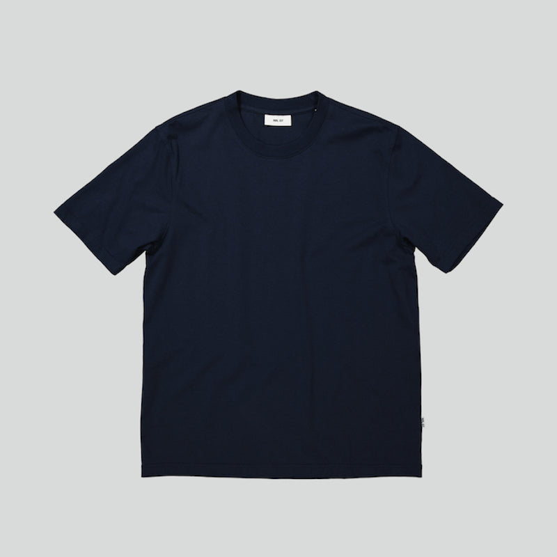 Adam T-shirt pima cotton - navy