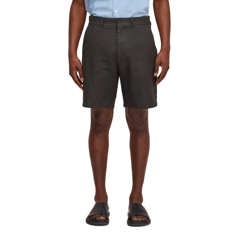 Aden linen 1454 shorts - dark army