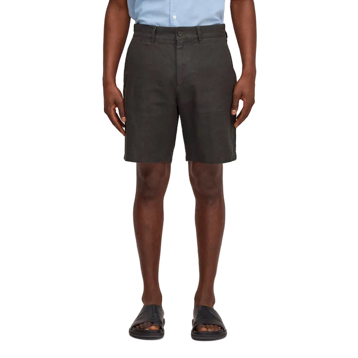 Aden linen 1454 shorts - dark army