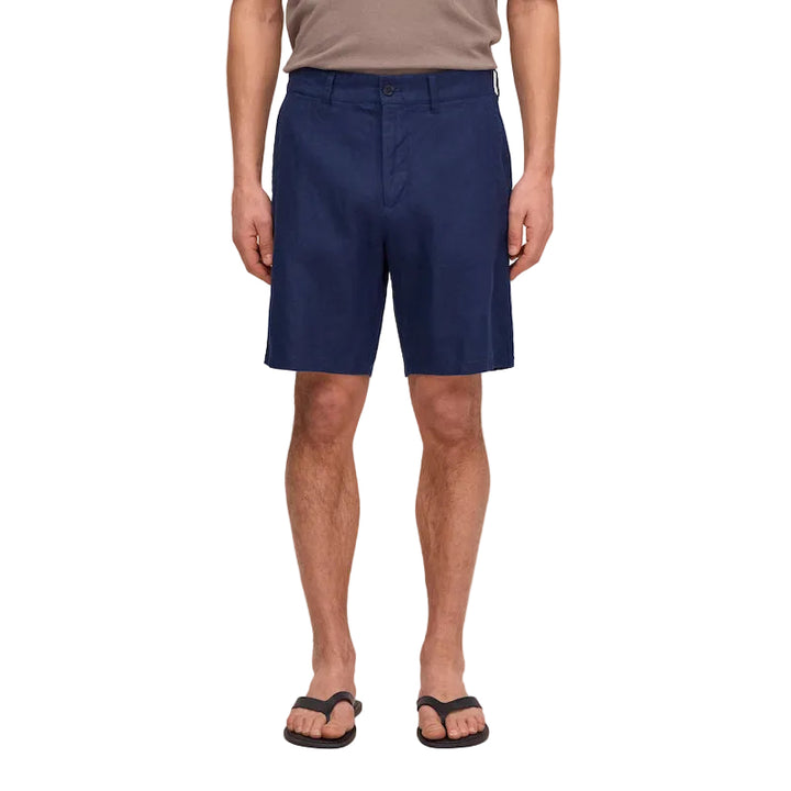 Aden linen 1454 shorts - navy