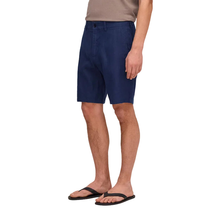 Aden linen 1454 shorts - navy