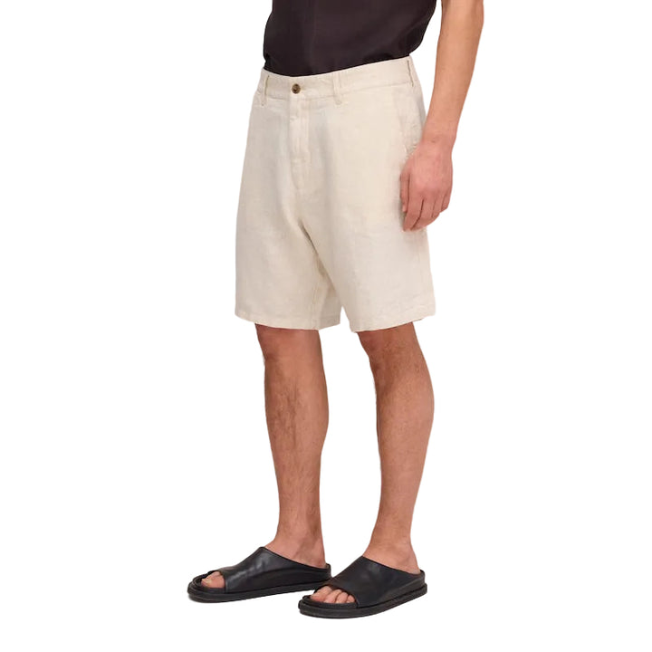Aden linen 1454 shorts - oat