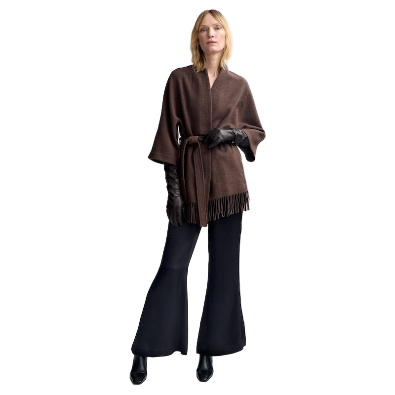 Akila lambswool jacket - brown