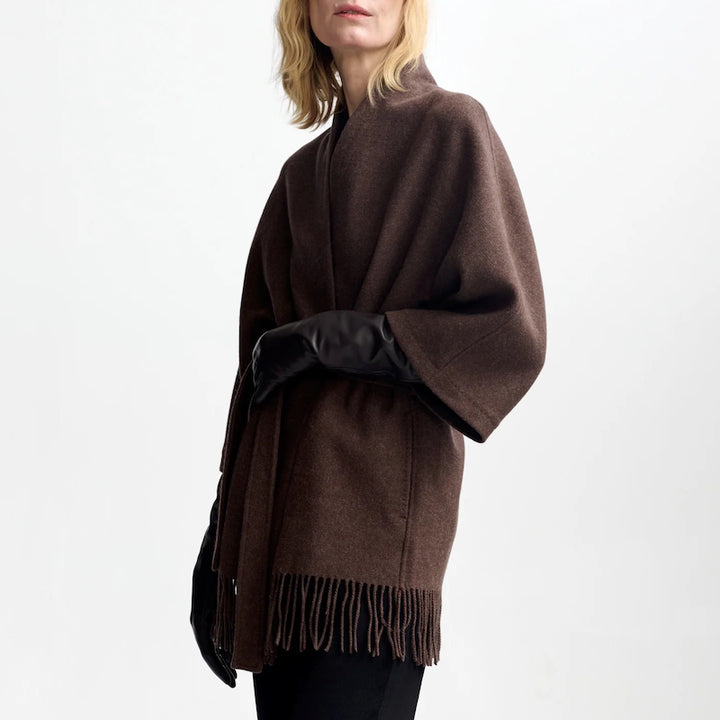 Akila lambswool jacket - brown