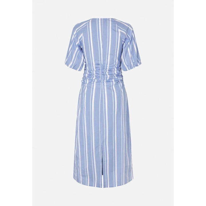 Atiya dress - breezy blue stripe