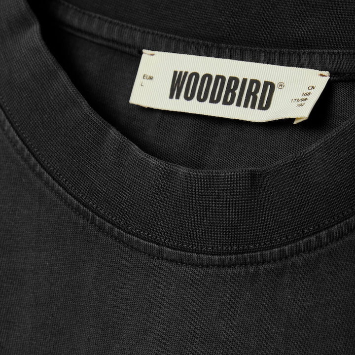Baine washed tee - washed black