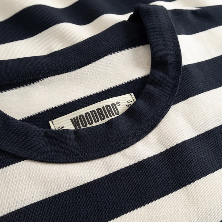 WbBeam stripe tee - dark navy