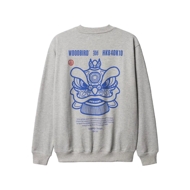 WBCane lion sweatshirt - light grey melange