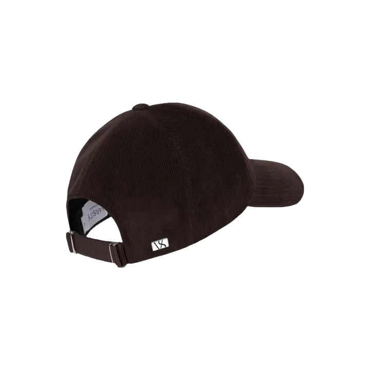 Corduroy baseball cap - mocha brown