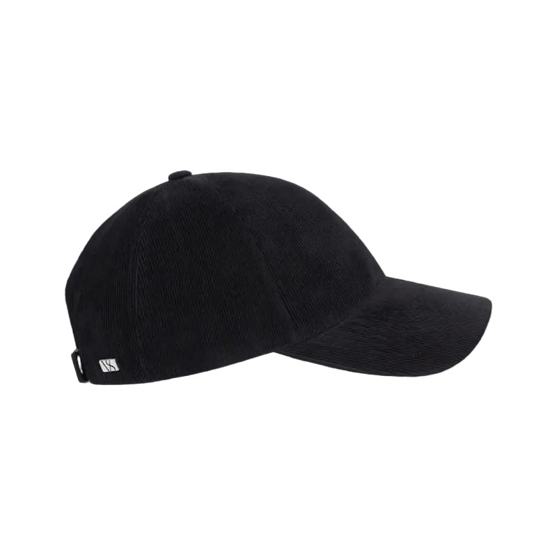 Corduroy baseball cap - asfalto grey