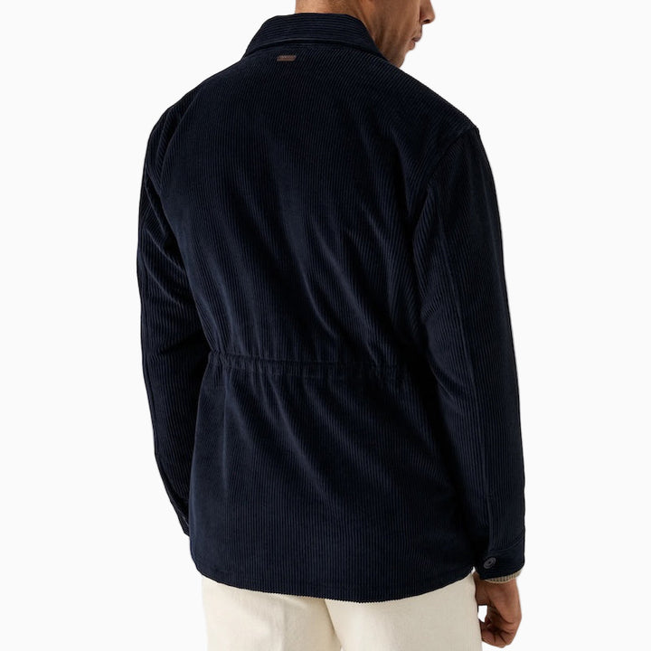 Corduroy Fieldjacket  - navy