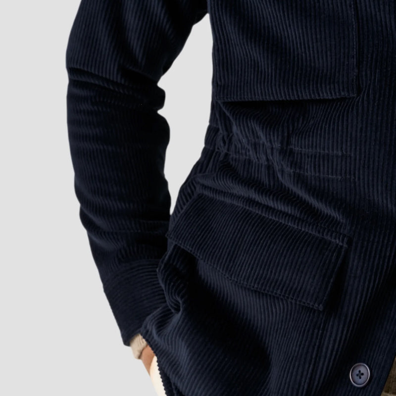 Corduroy Fieldjacket  - navy
