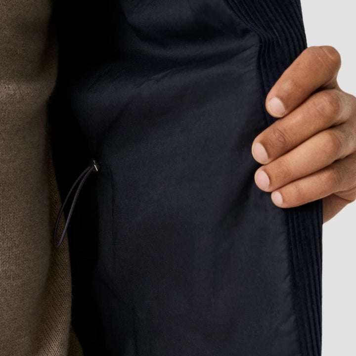 Corduroy Fieldjacket  - navy