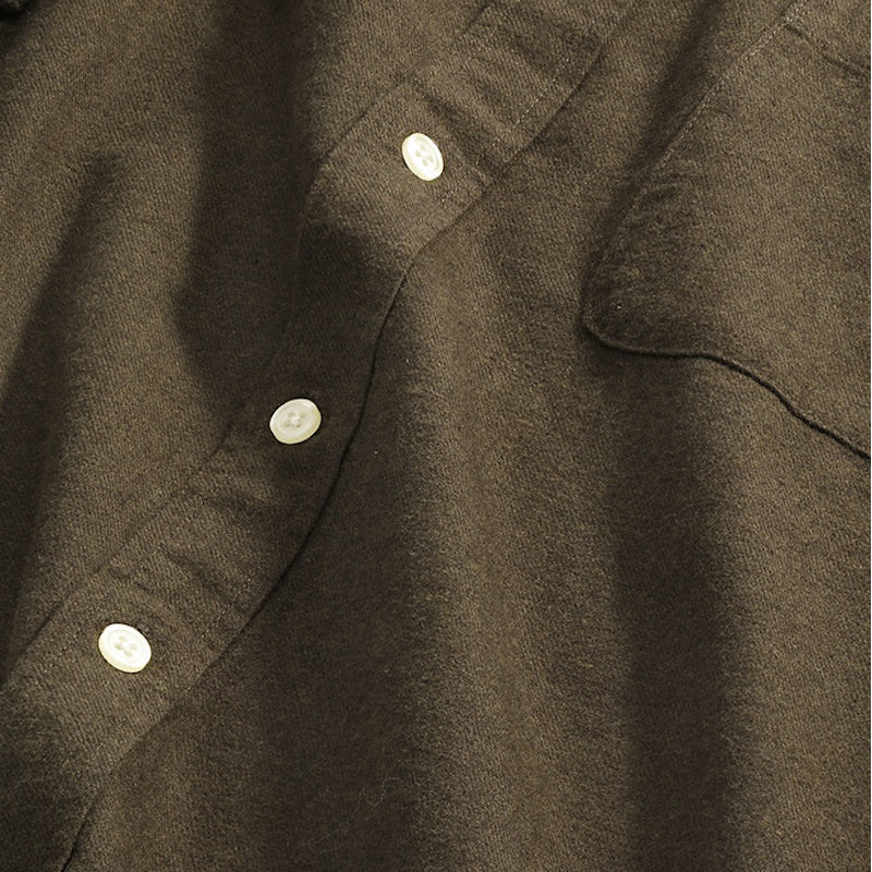 Deon flannel shirt - dark army