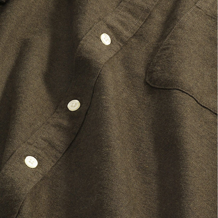 Deon flannel shirt - dark army