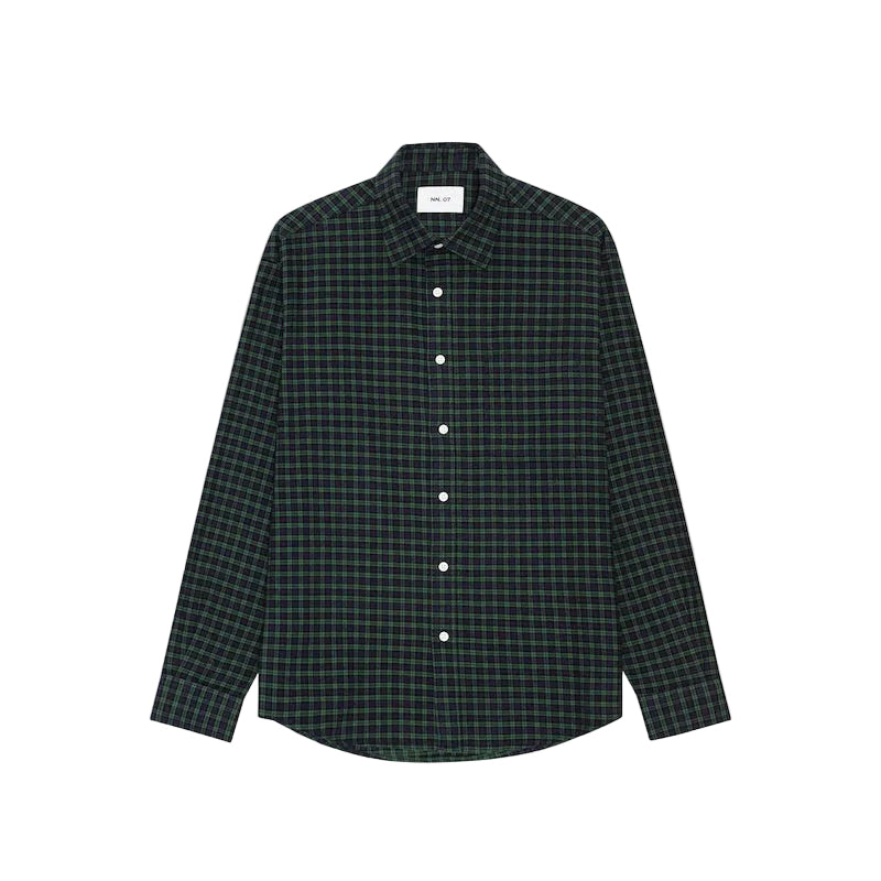 Deon flannel shirt - eden check