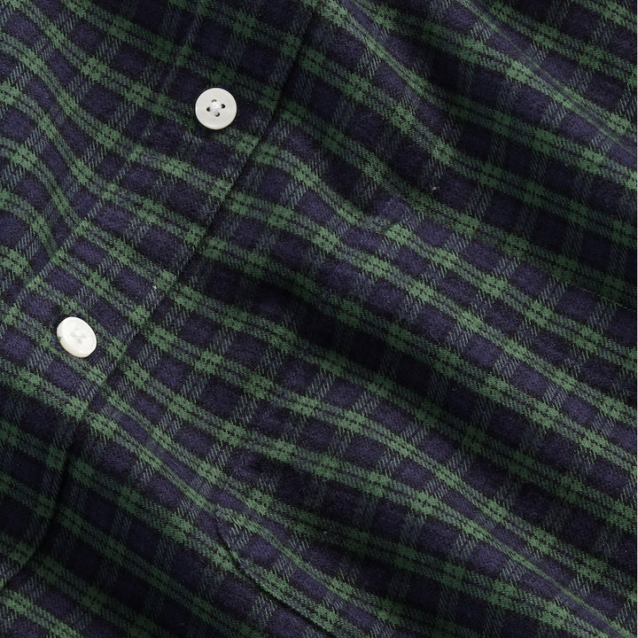 Deon flannel shirt - eden check