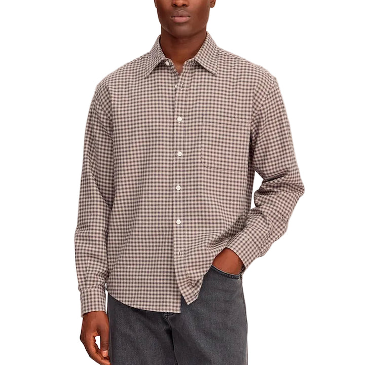 Deon flannel shirt - sand check