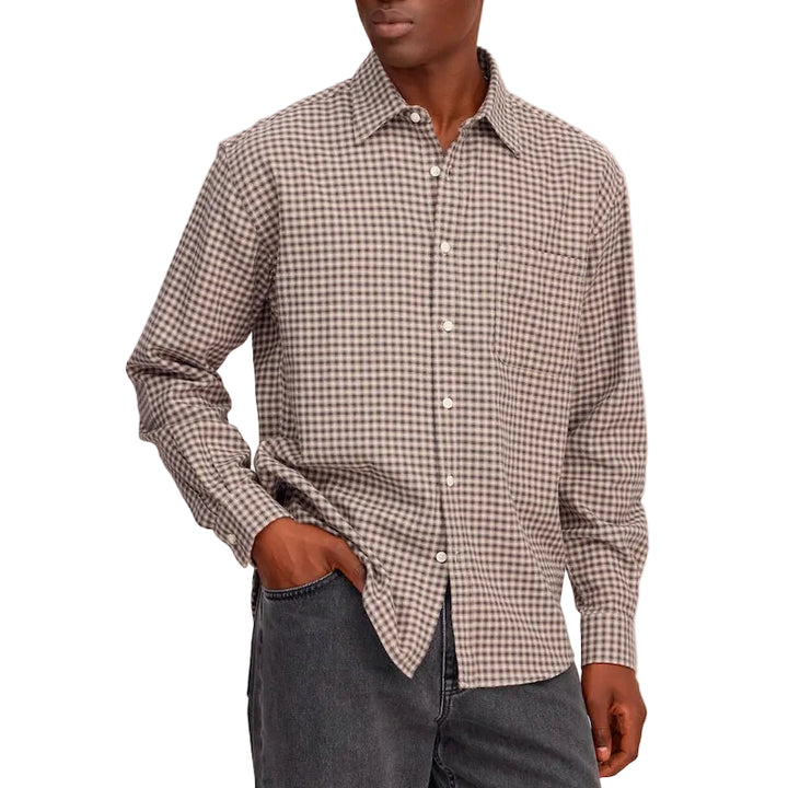 Deon flannel shirt - sand check