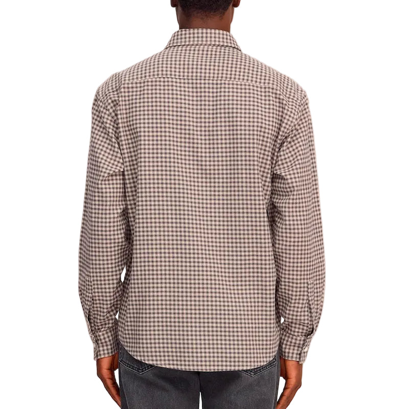 Deon flannel shirt - sand check