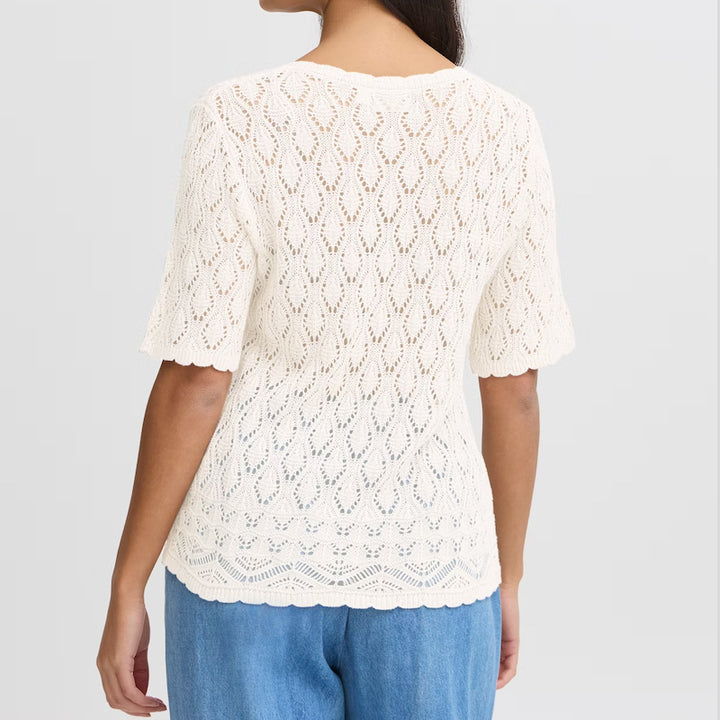 IREstel stickad cardigan - birch