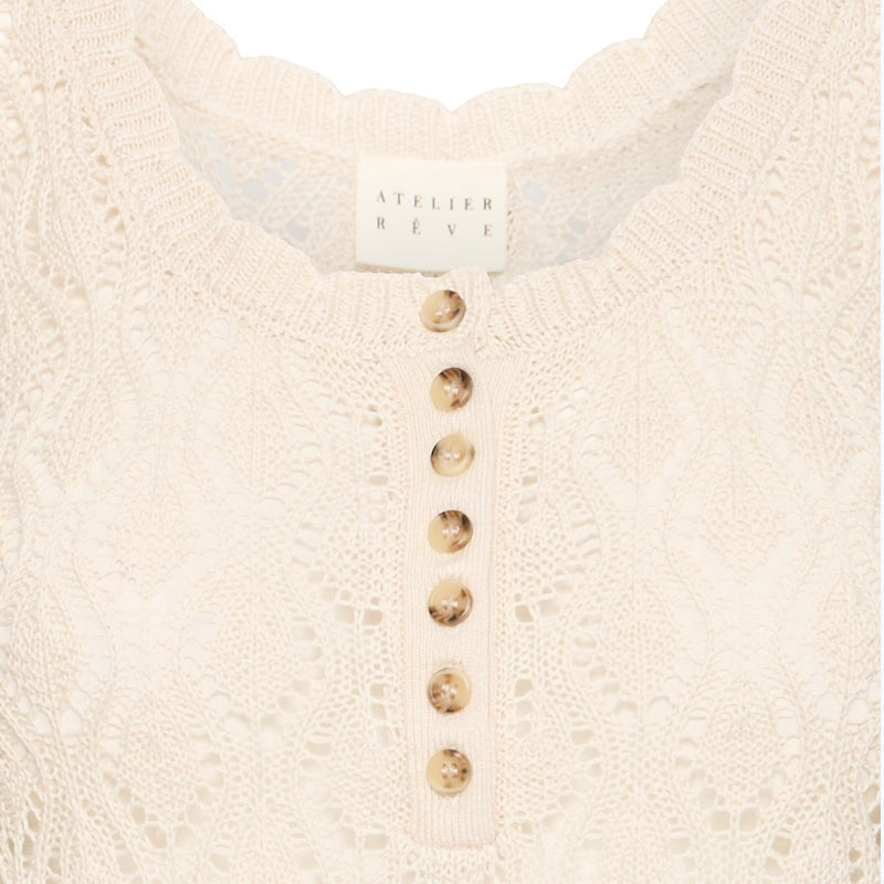 IREstel stickat linne - birch