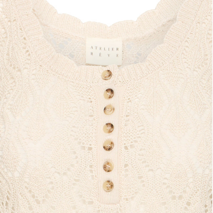 IREstel stickat linne - birch