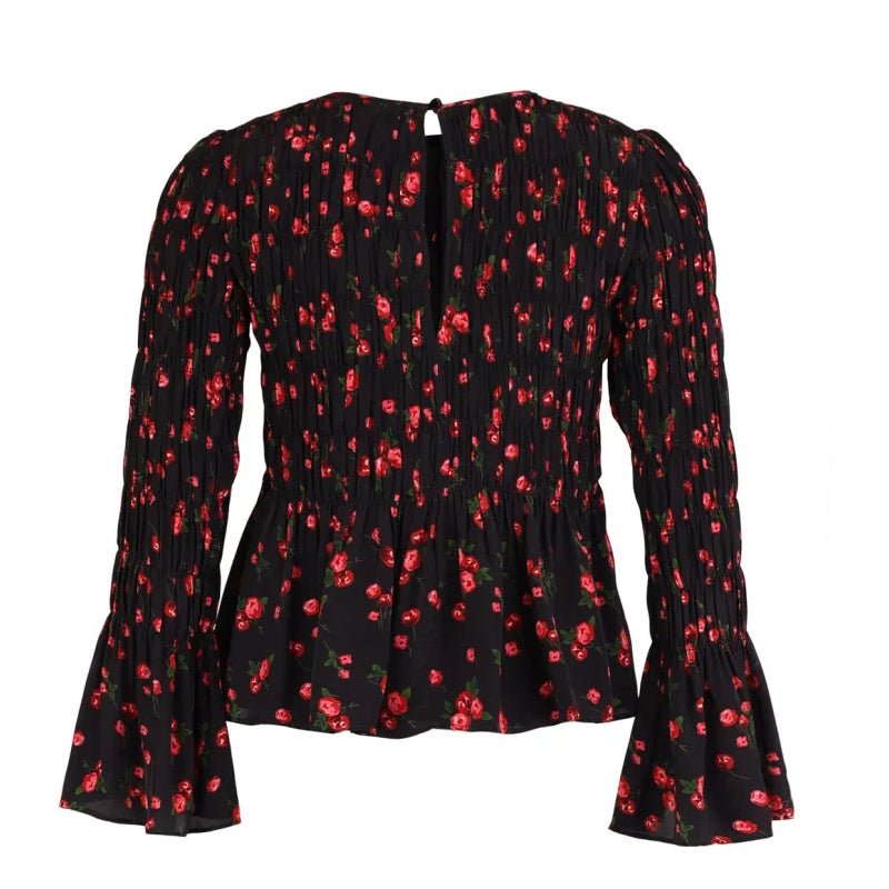 Bohemian smocking top - flourishing