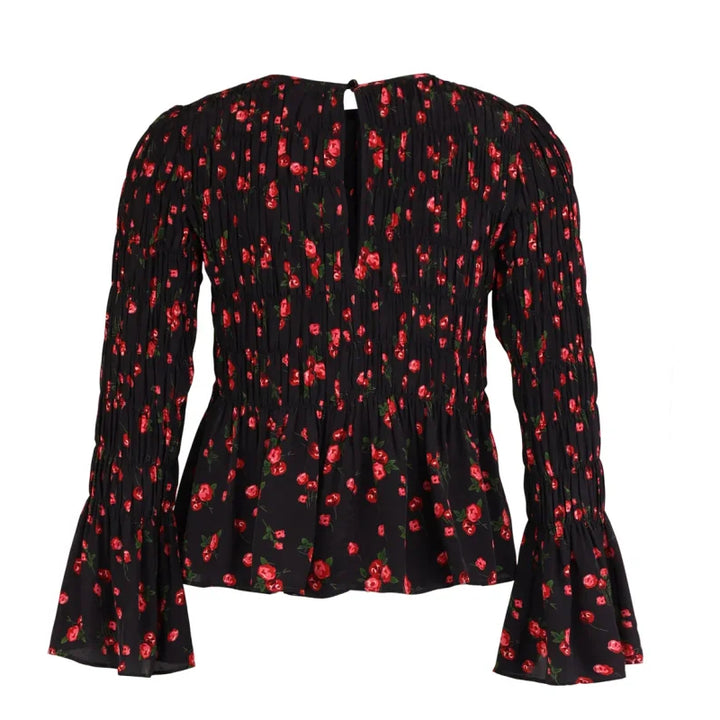 Bohemian smocking top - flourishing