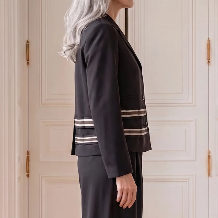 Grace blazer - black