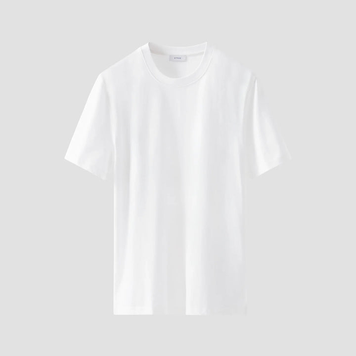 Single jersey supima cotton t-shirt - white