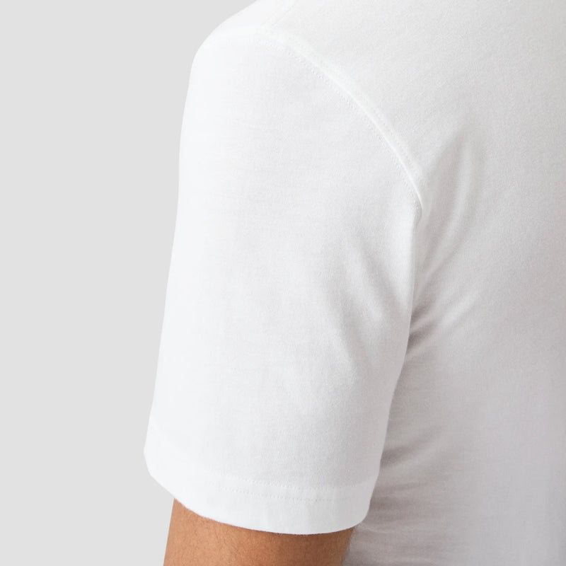 Single jersey supima cotton t-shirt - white