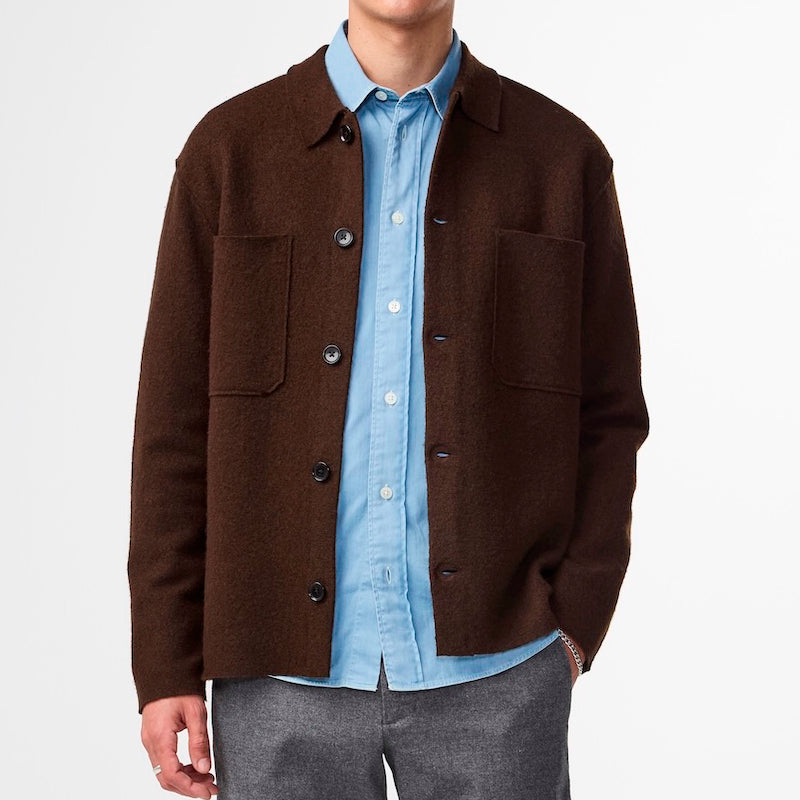 Jonas 6398 Overshirt - demitasse