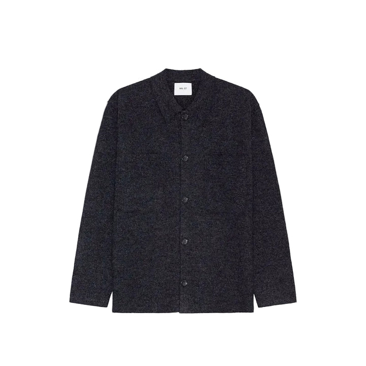 Jonas 6398 Overshirt - antracite grå melange